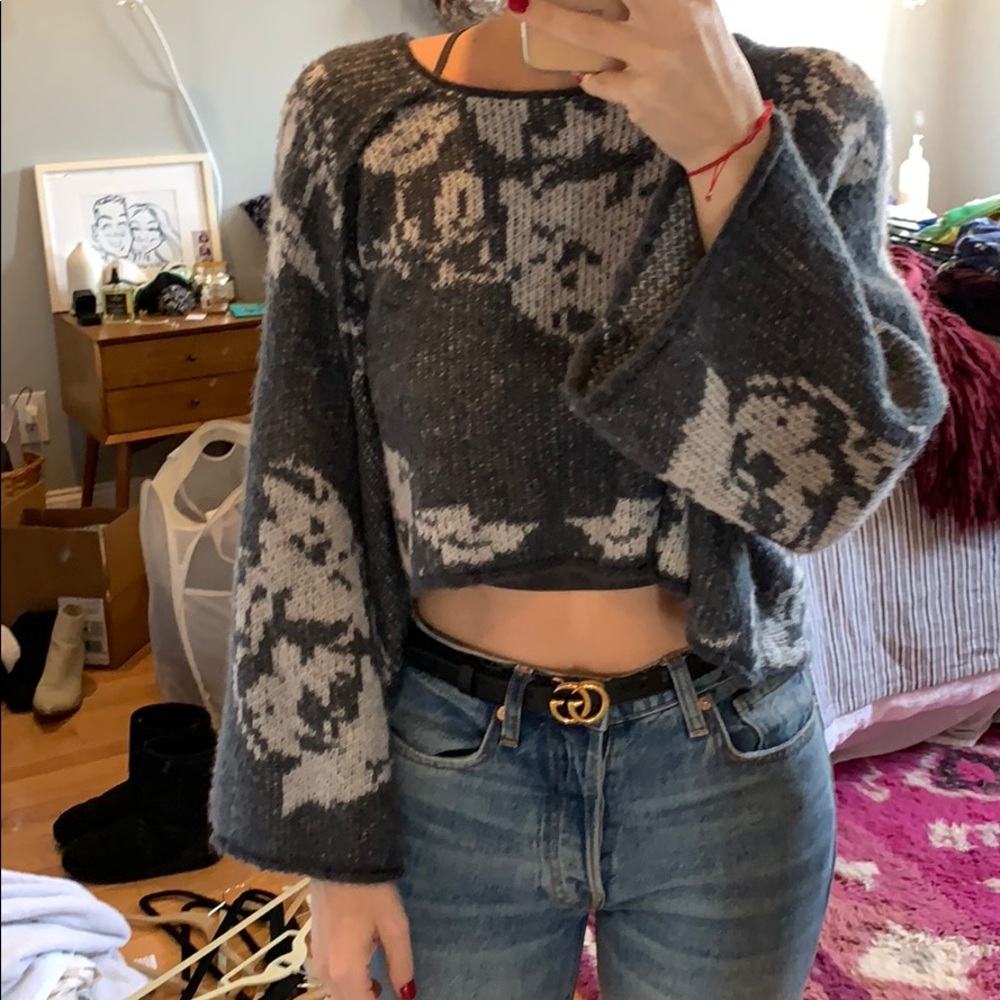 Free People Crop Sweater - S